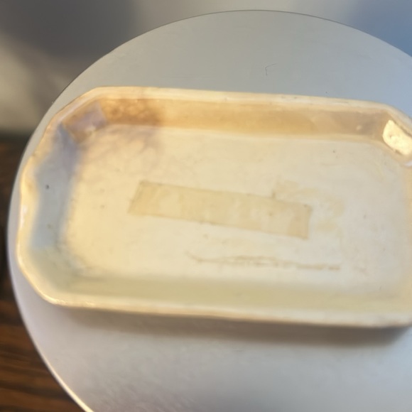 Floral Porcelain Salt and Pepper Shakers with Tray Japan/H Kato - Picture 7 of 7